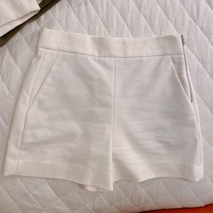 White Zara shorts